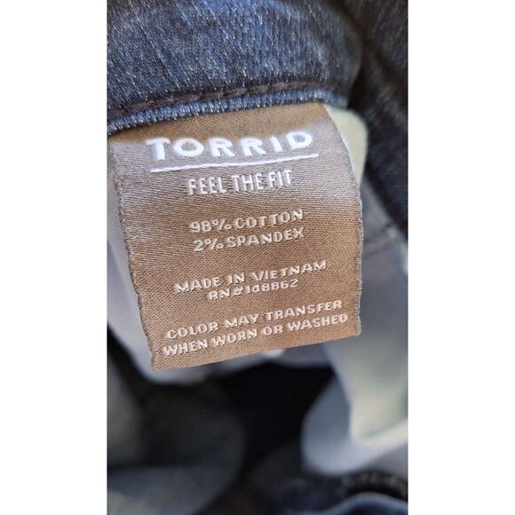 Torrid Vintage Stretch Straight Jeans Blue Size 22 R x 29" 98% Cotton 2% Spandex - Picture 7 of 7
